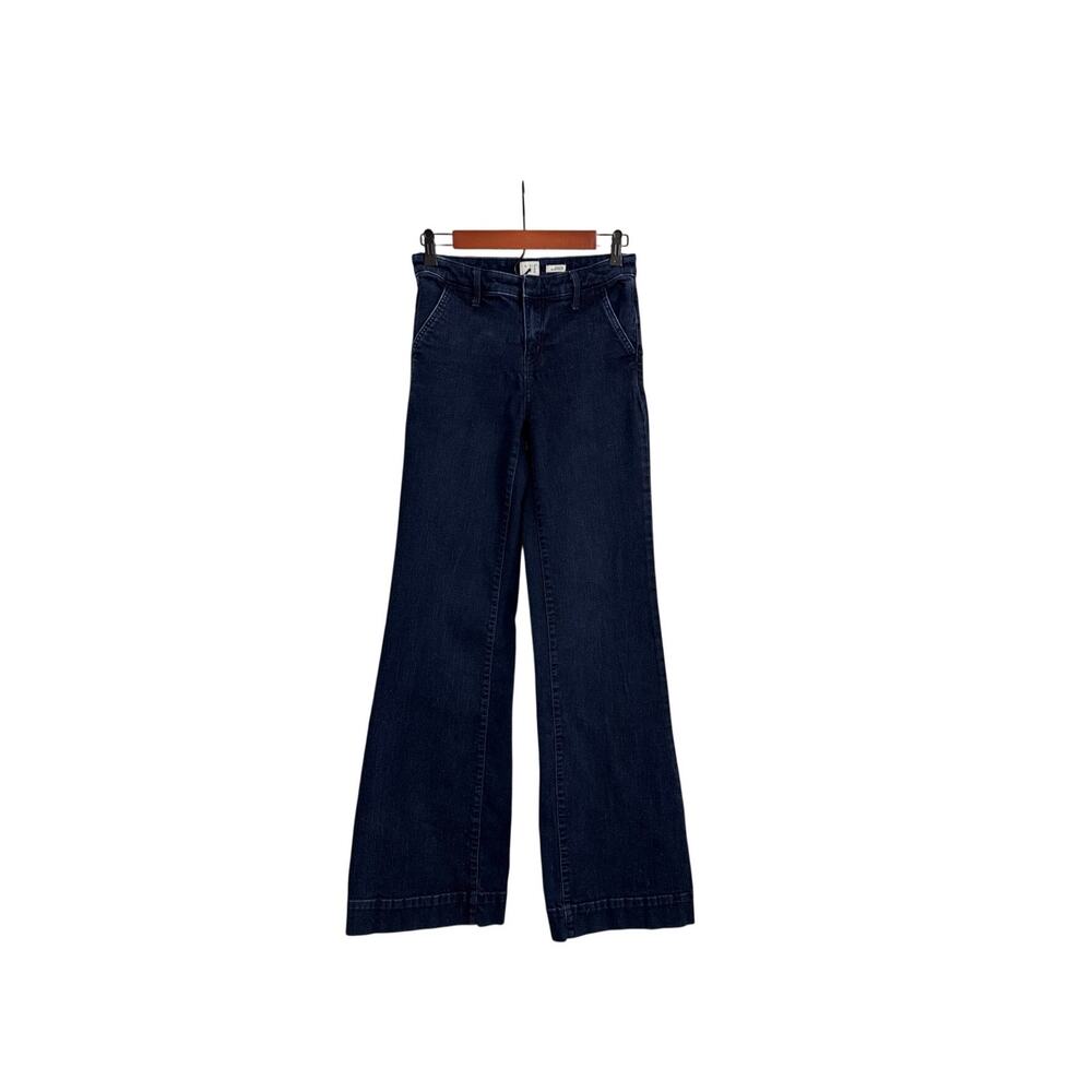 A New Day Capsule Stretch Denim Boot Cut Flare Dark Wash Blue Jeans Size 2 | 26